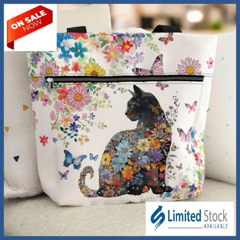 Waterproof Tote Bag with Multiple Pockets for Work and Travel - Picture 8 of 8
